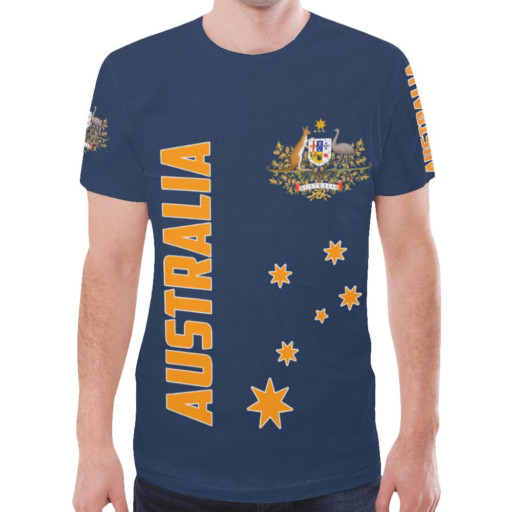 T shirts - Australian Coat Of Arms T shirt - Unisex - Vibe Hoodie Shop