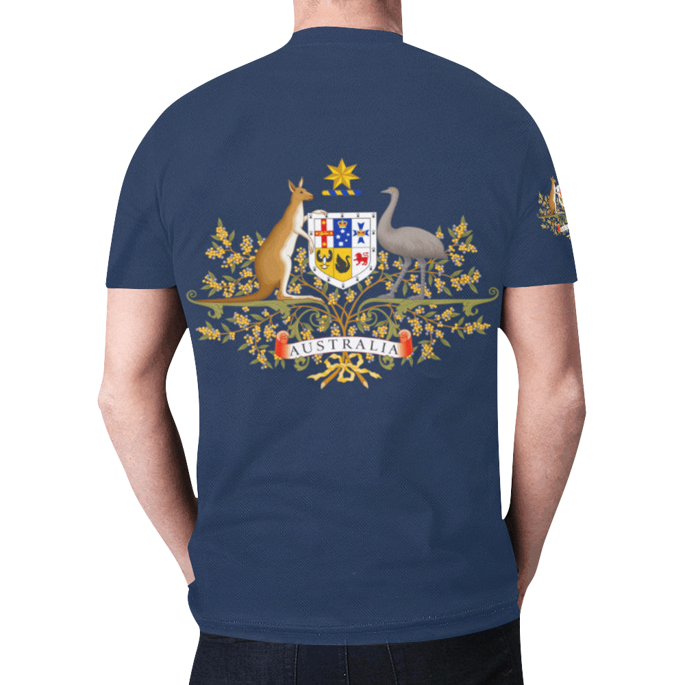 T shirts - Australian Coat Of Arms T shirt - Unisex - Vibe Hoodie Shop