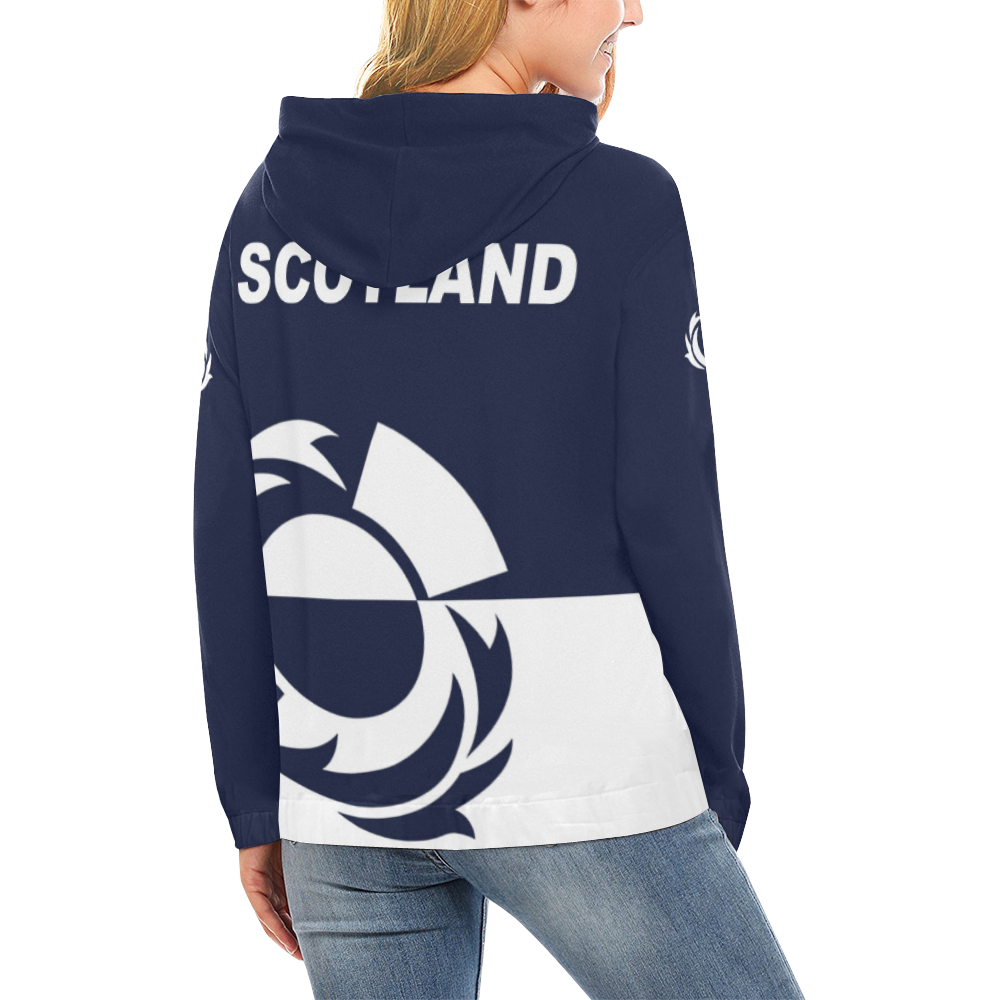 Scotland Hoodie Thistle - Rugby Style - Vibe Hoodie Shop