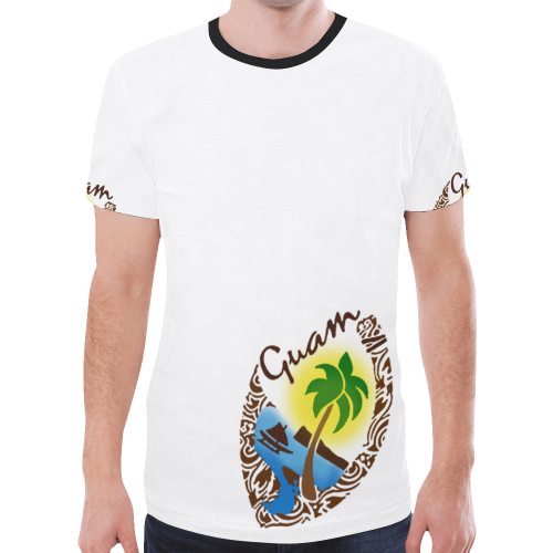 Guam Royal - Guam New All Over Print T shirt Men's/Women's - Vibe Hoodie Shop