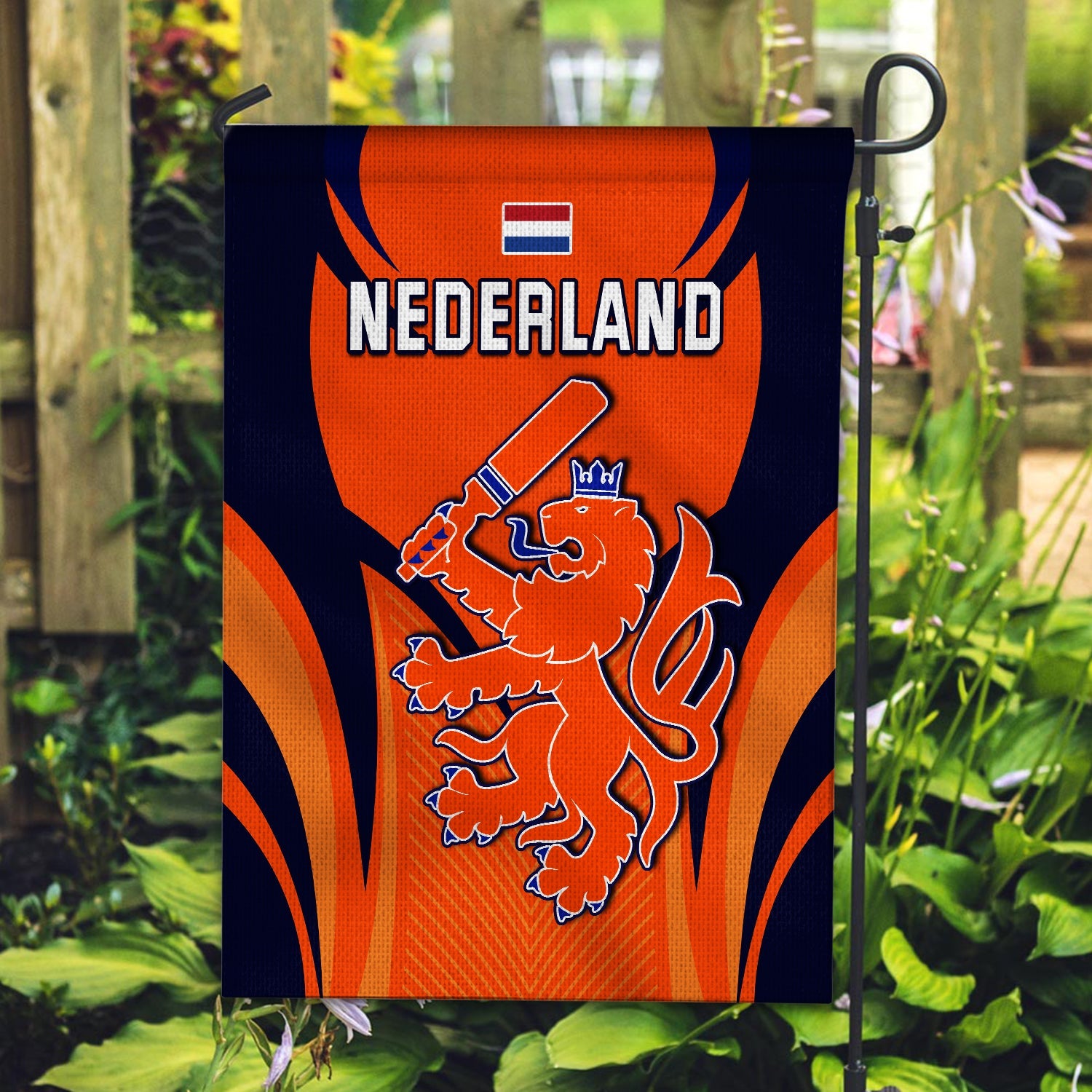 Netherlands Cricket Flag T20 World Cup Nederland Lion - Vibe Hoodie Shop