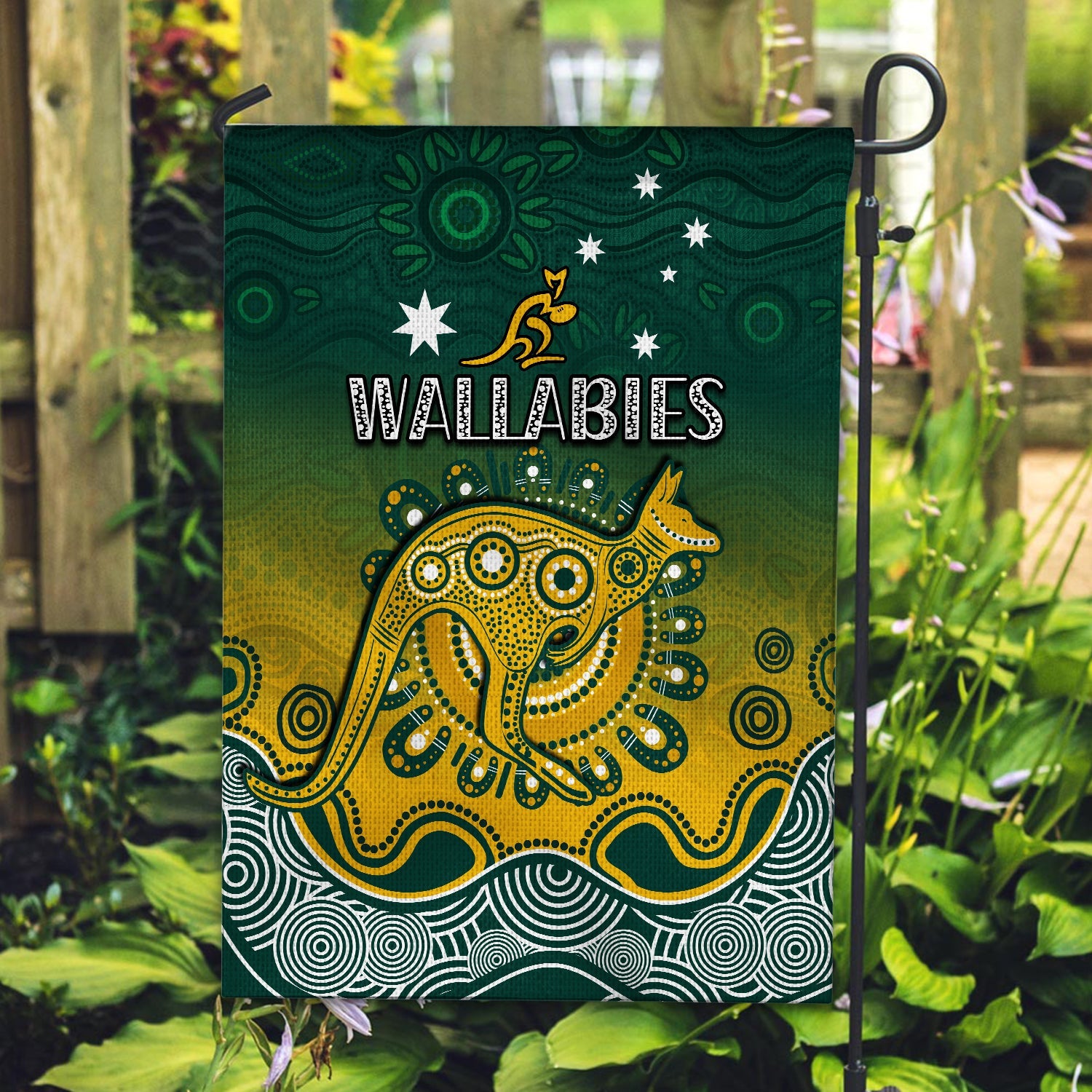 Wallabies Rugby Australia Flag Aboriginal - Vibe Hoodie Shop