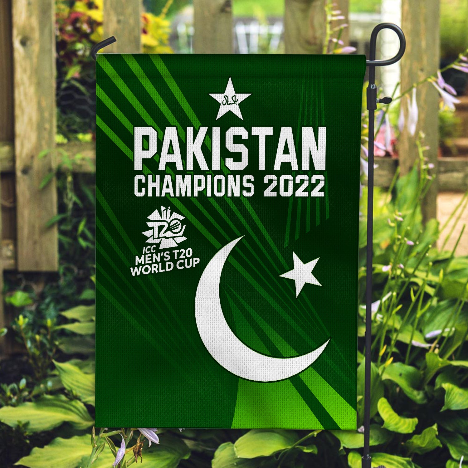 Pakistan Cricket Flag Champions 2022 ICC T20 World Cup - Vibe Hoodie Shop