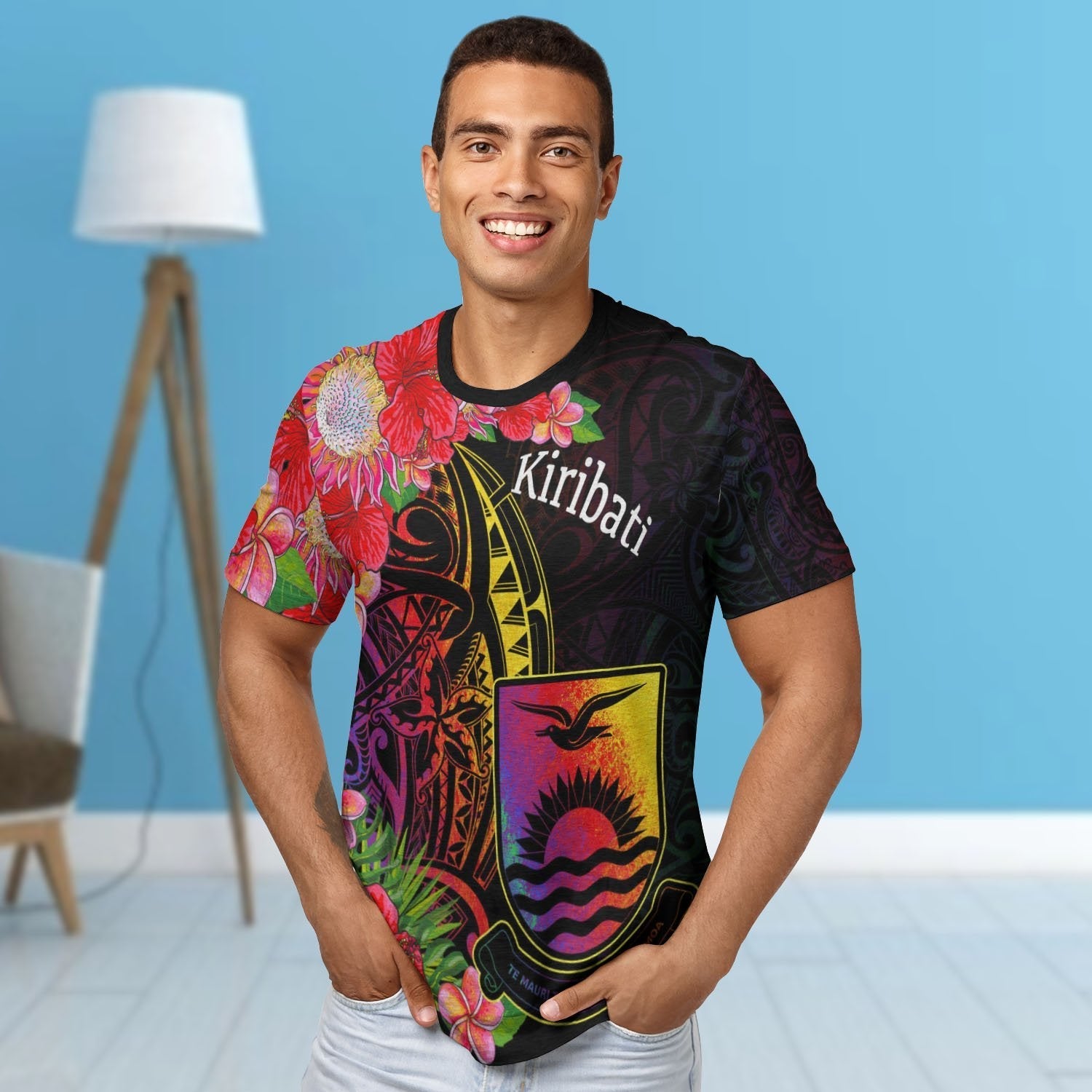 Kiribati T shirt - Tropical Hippie Style - Vibe Hoodie Shop