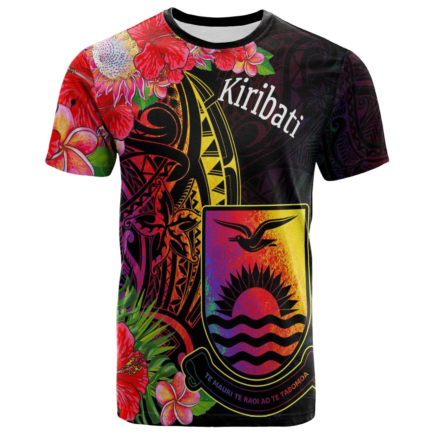 Kiribati T shirt - Tropical Hippie Style - Vibe Hoodie Shop