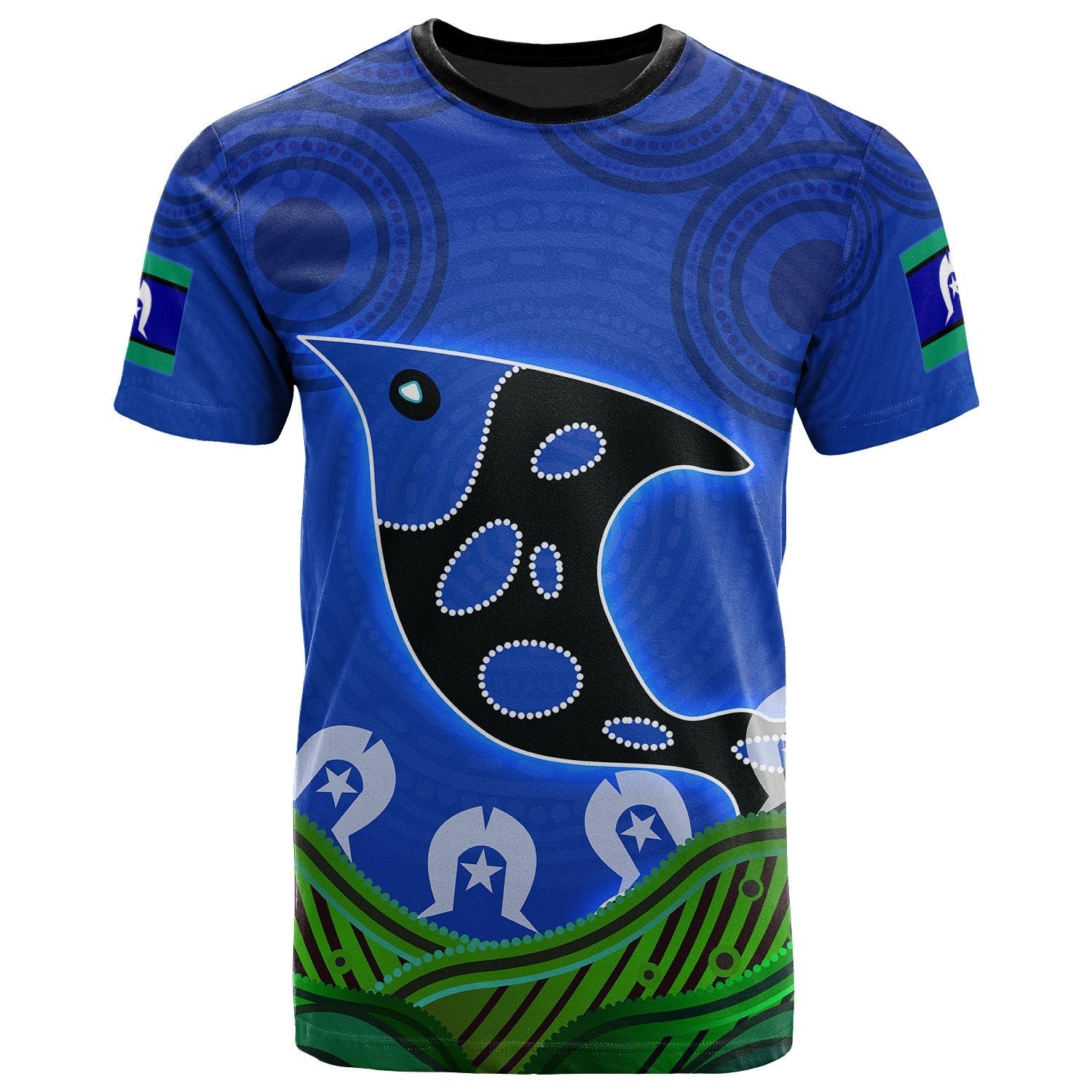 T shirt - Torres Strait Dot Patterns - Vibe Hoodie Shop