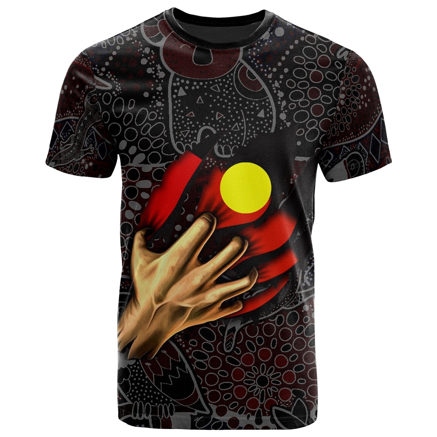 Aboriginal T shirt - Aboriginal Blood In Me - Vibe Hoodie Shop