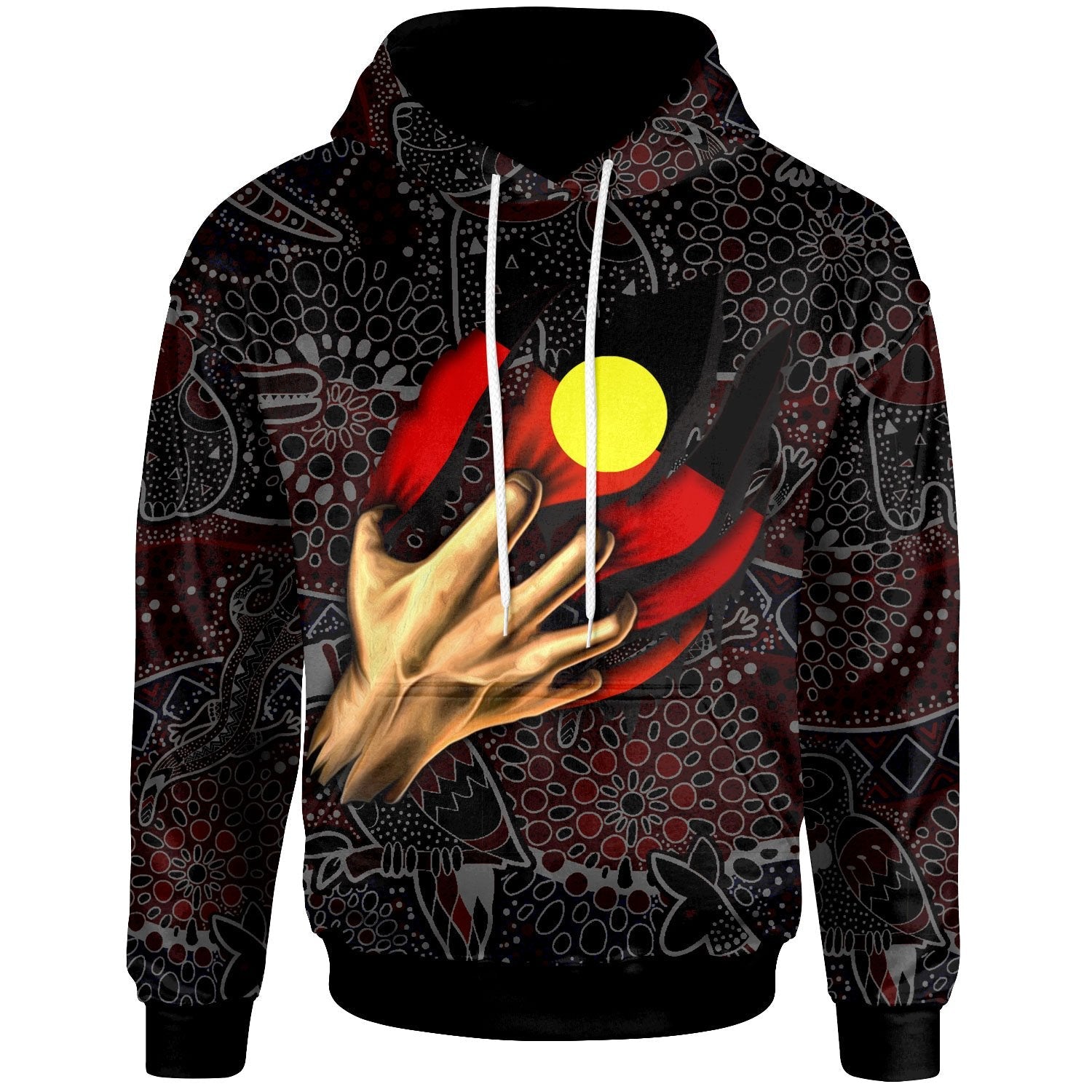 Aboriginal Hoodie - Aboriginal Blood In Me - Vibe Hoodie Shop