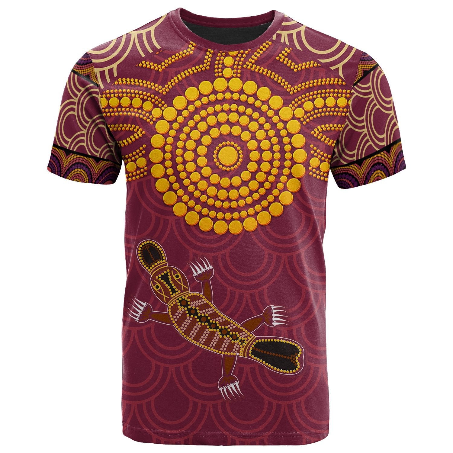 Aboriginal T shirt - Aboriginal Platypus - Vibe Hoodie Shop