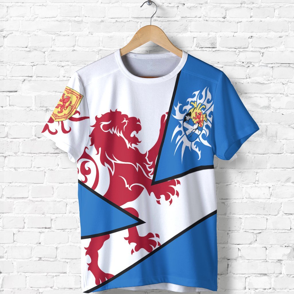 Scotland T shirt - Scottish Royal Lion 1990S White - Vibe Hoodie Shop