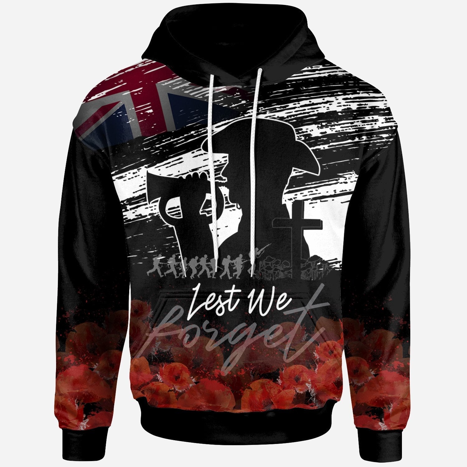 ANZAC Day Hoodie - Remembrance ANZAC - Vibe Hoodie Shop