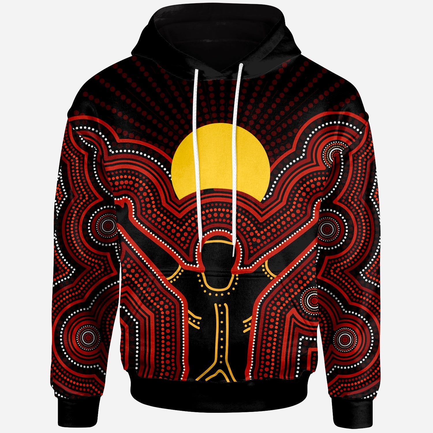 Aboriginal Hoodie - The Sun Always Shines - Vibe Hoodie Shop