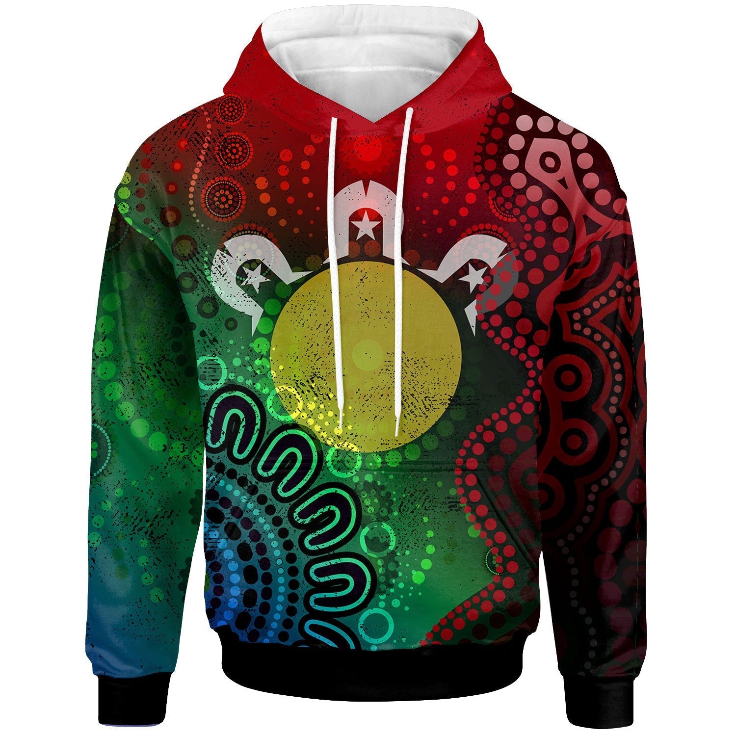 NAIDOC Week Hoodie - Inspiration Of Indigenous Art - Vibe Hoodie Shop