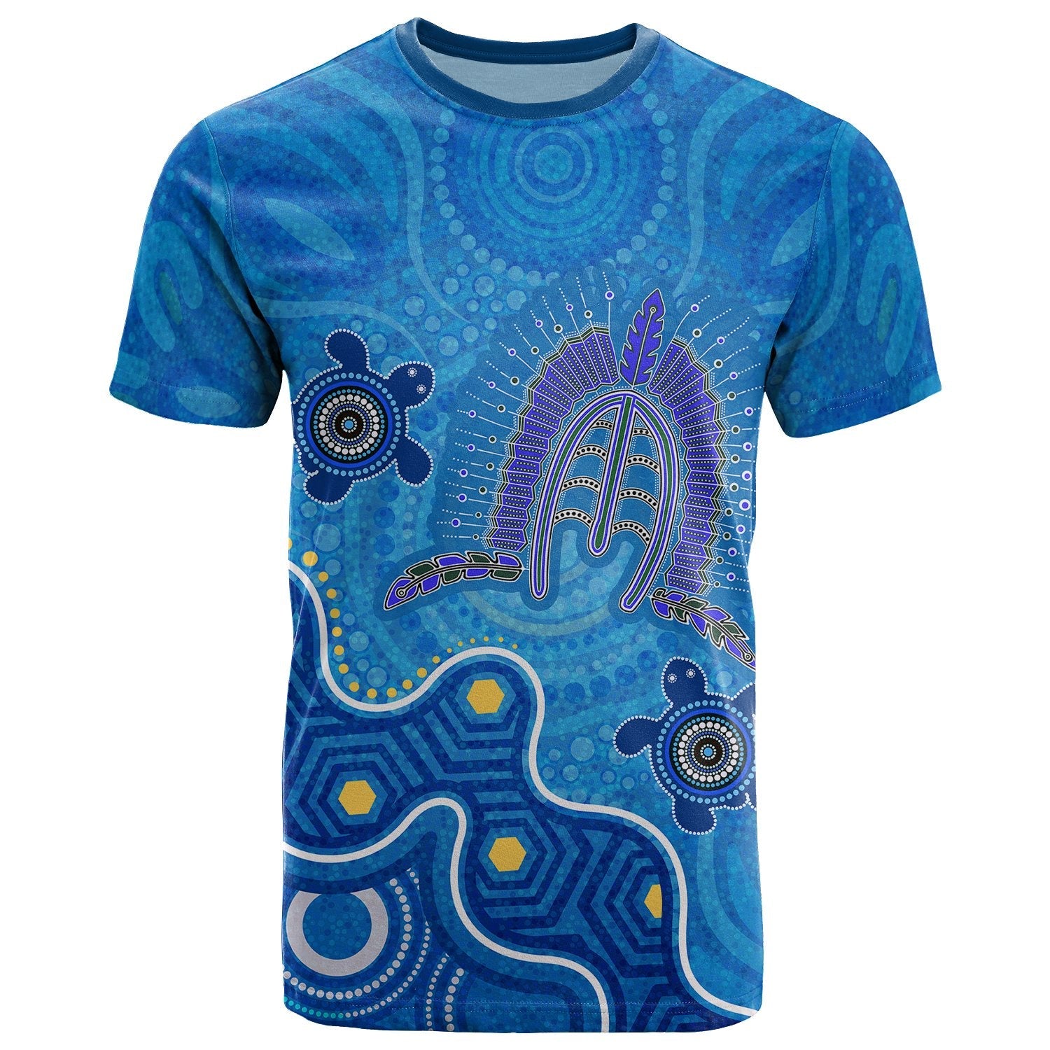 Torres Strait T shirt - Dhari And Turtle - BN25 - Vibe Hoodie Shop