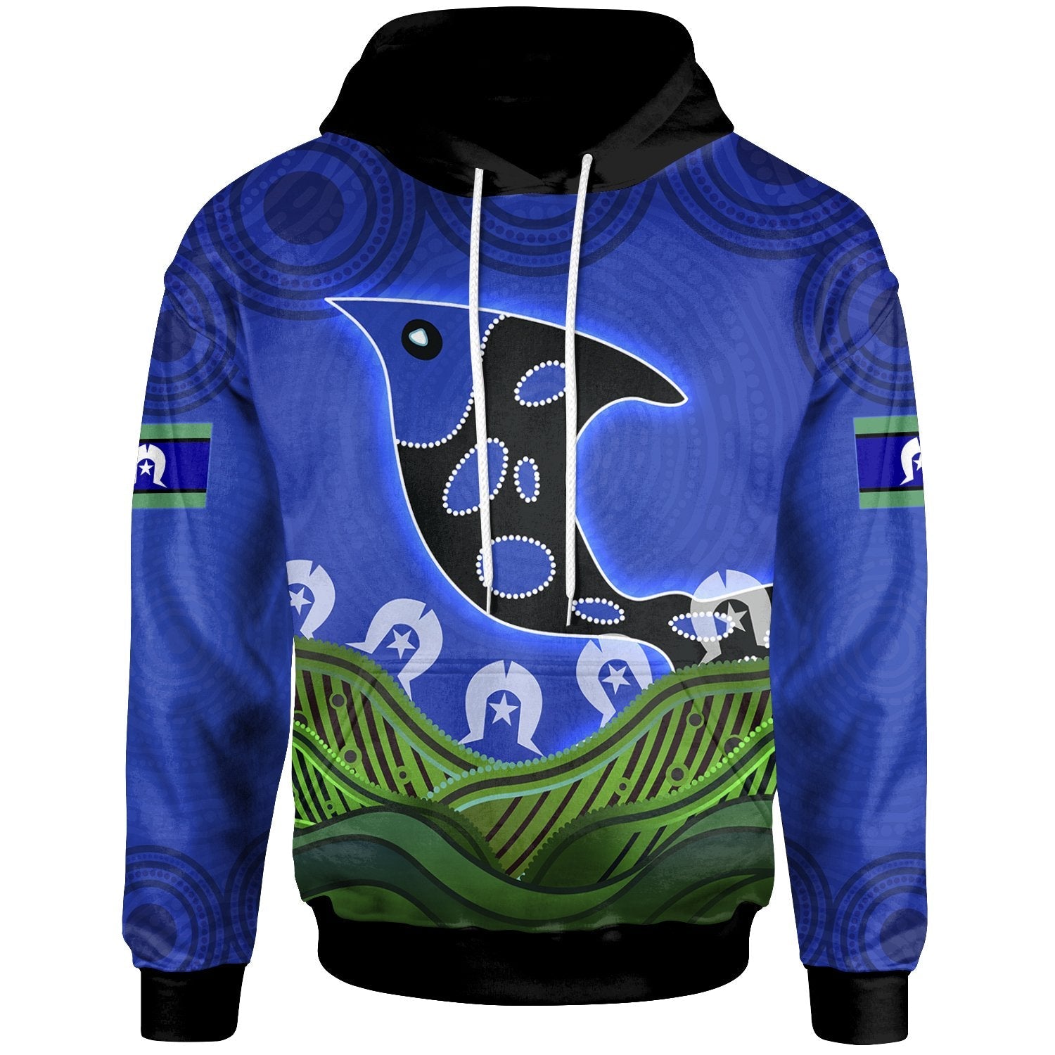 Hoodie - Torres Strait Dot Patterns - Vibe Hoodie Shop