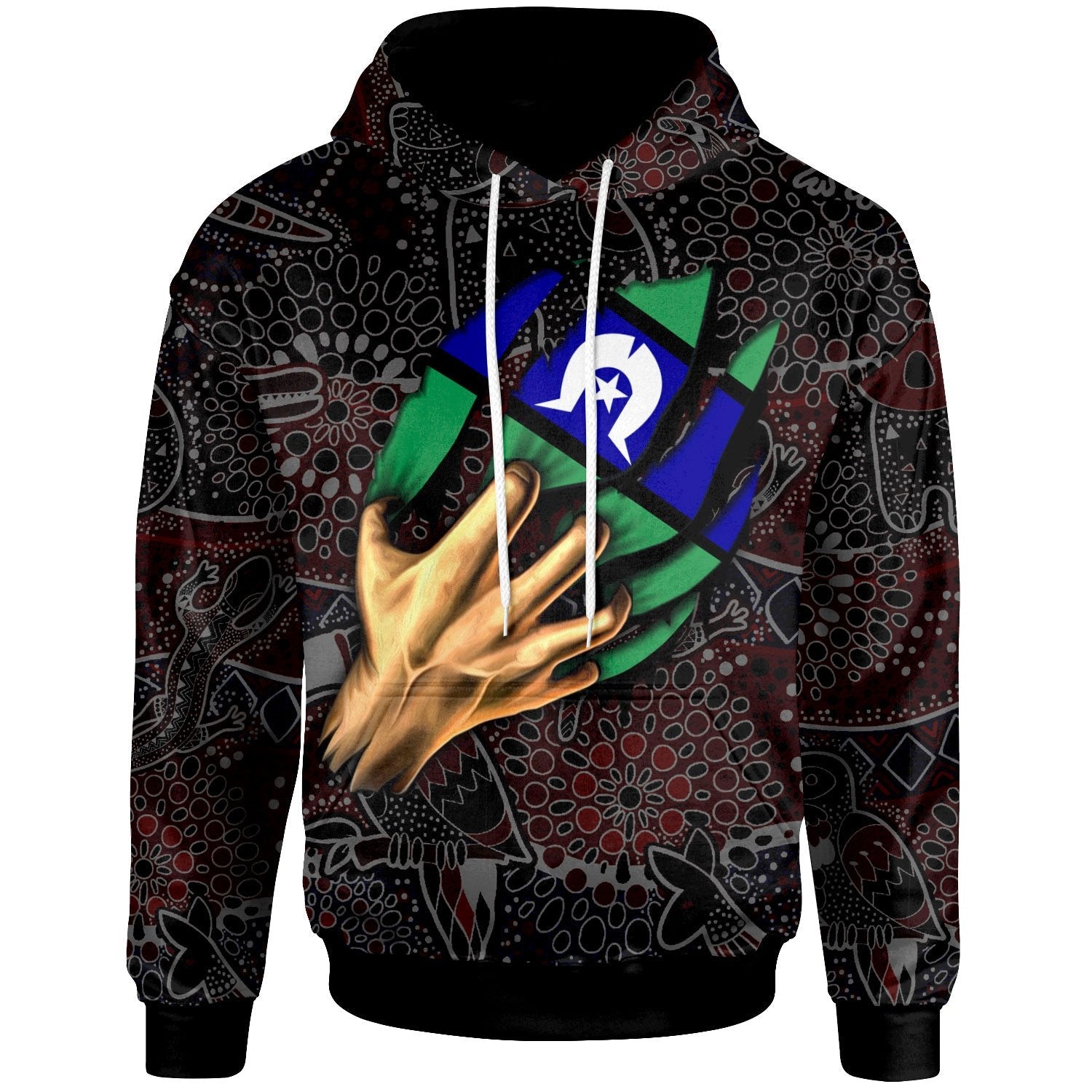 Aboriginal Hoodie - Torres Strait Blood In Me - Vibe Hoodie Shop