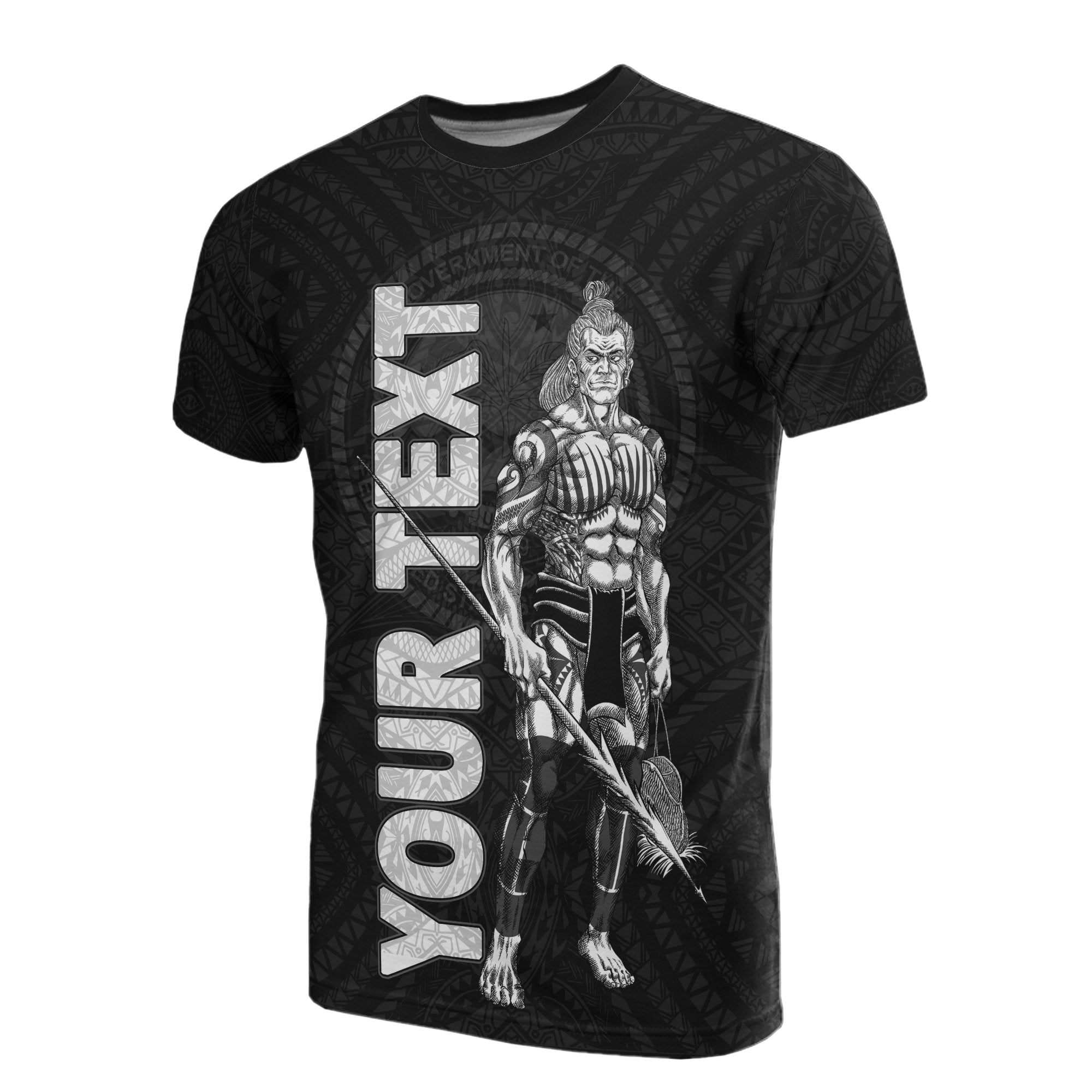 Vibe Hoodie Federated States Of Micronesia Custom Personalised Polynesian T shirt - Micronesian Warrior - Vibe Hoodie Shop