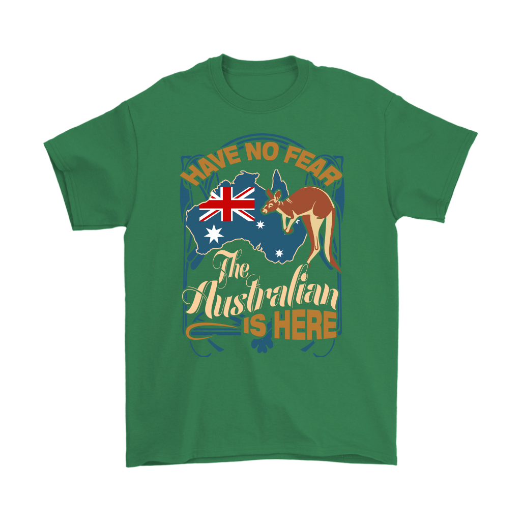 Gildan T shirt - Aus Flag T shirt Kangaroo Unisex - Vibe Hoodie Shop