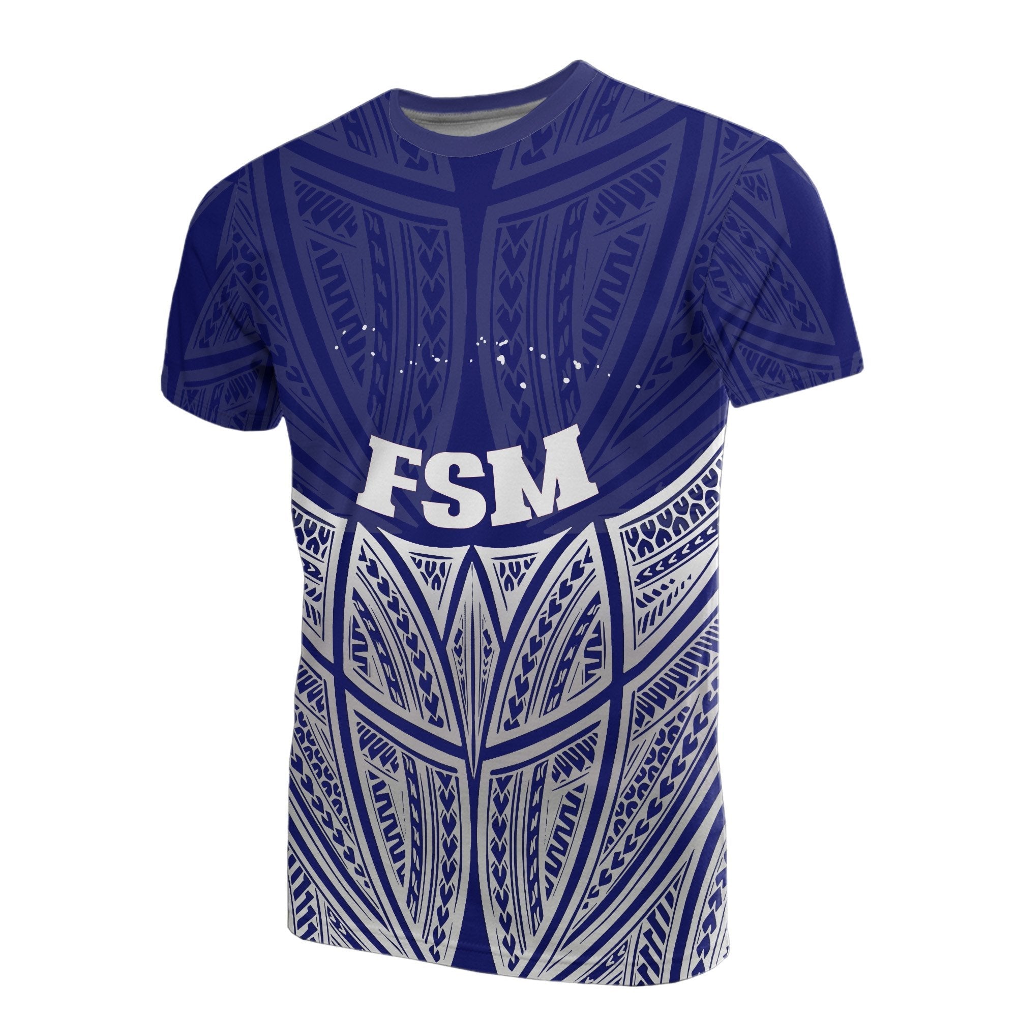 Vibe Hoodie Federated States Of Micronesia Polynesian T shirt Blue Pride Map And Seal - Vibe Hoodie Shop