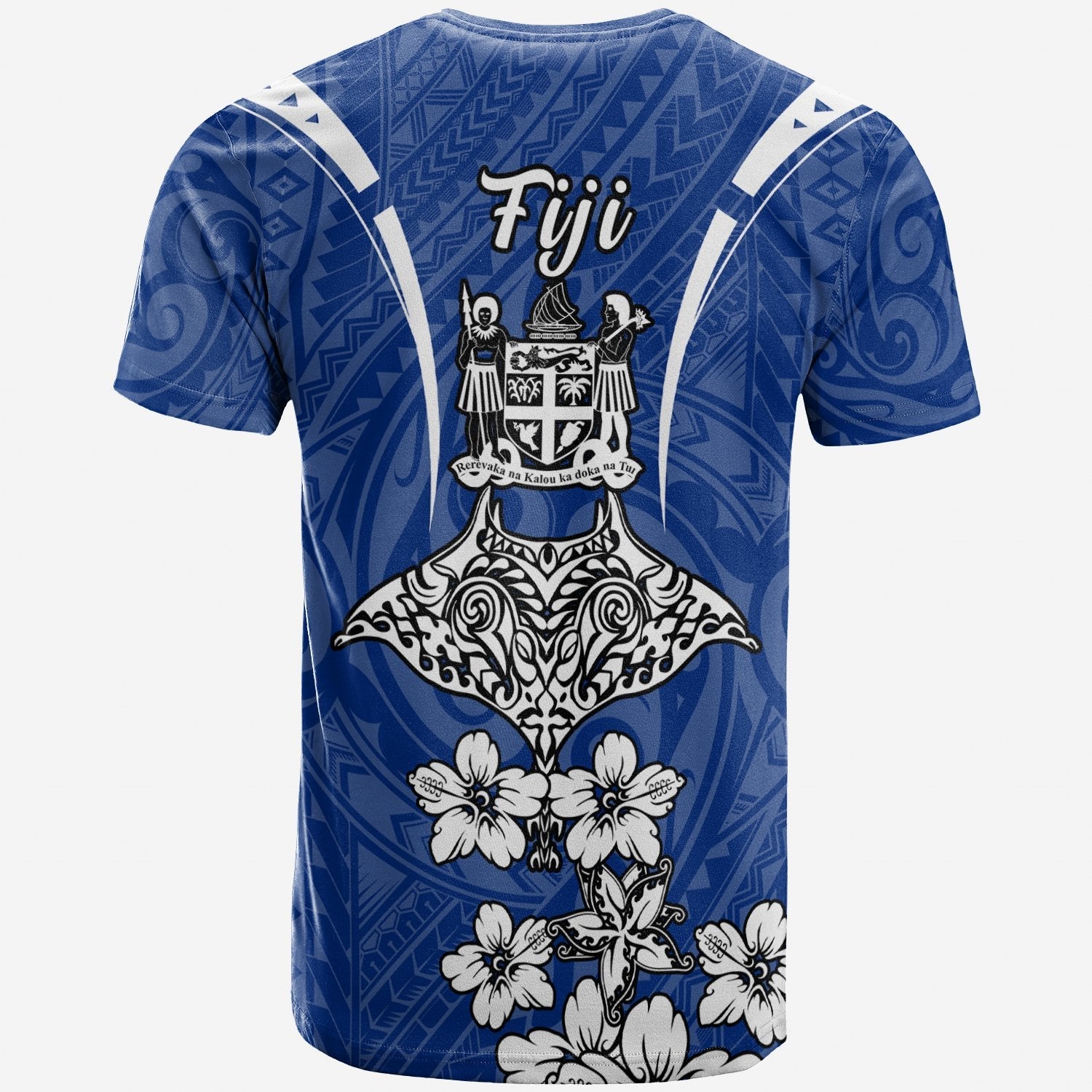 Fiji T shirt - Ray Hibiscus - Vibe Hoodie Shop