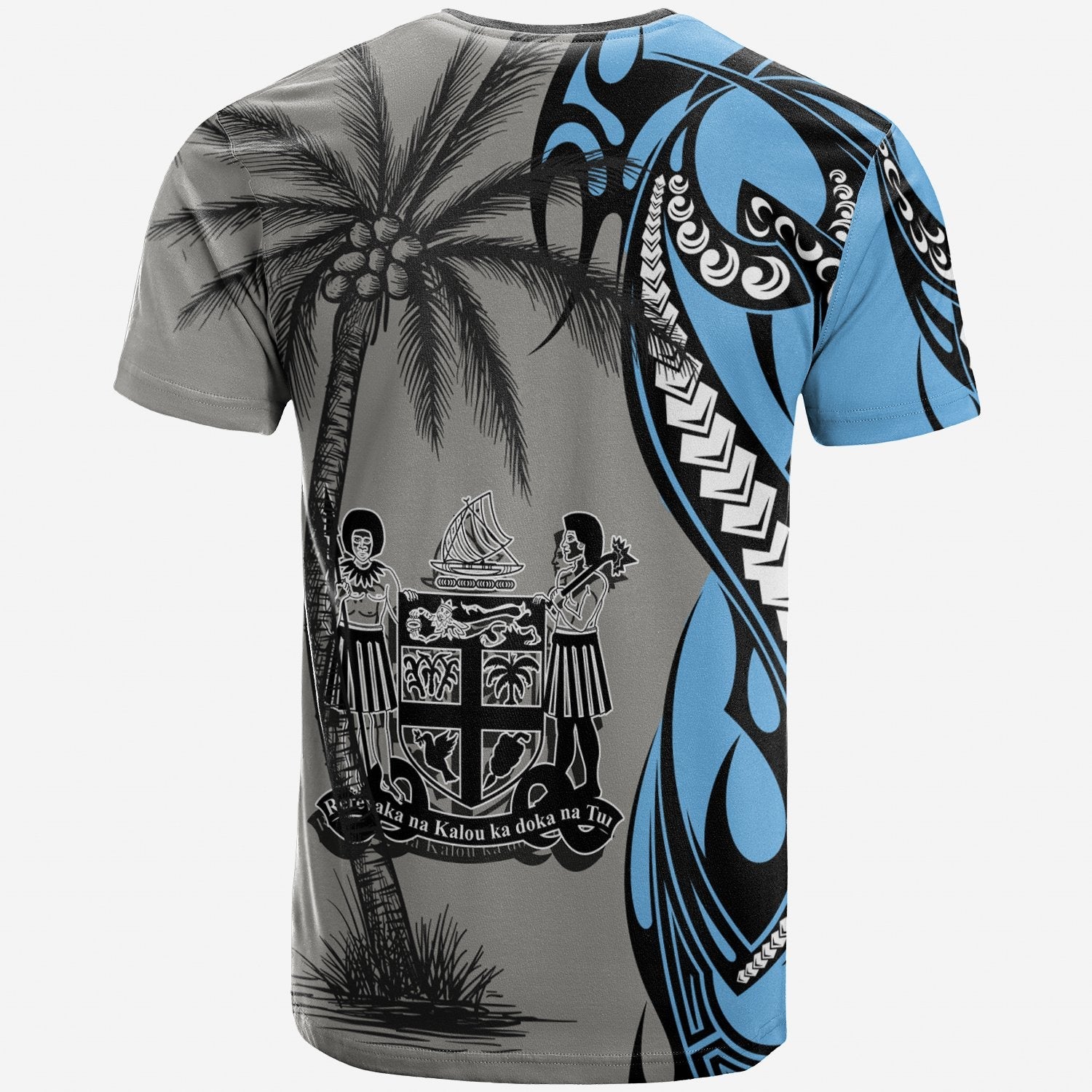Fiji T shirt - Classical Coconut Tree - Vibe Hoodie Shop