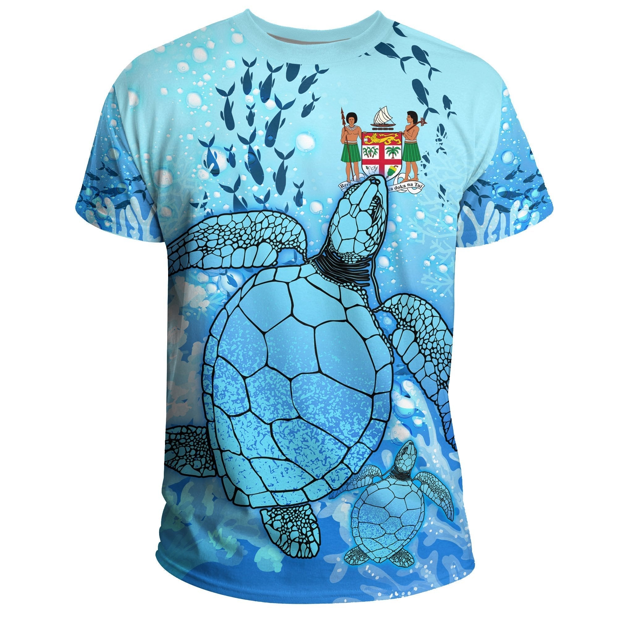 Fiji T shirt Ocean Life (Women's/Men's) - Vibe Hoodie Shop