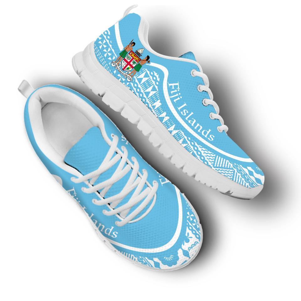 Fiji Islands Wave Sneakers White Color - Vibe Hoodie Shop