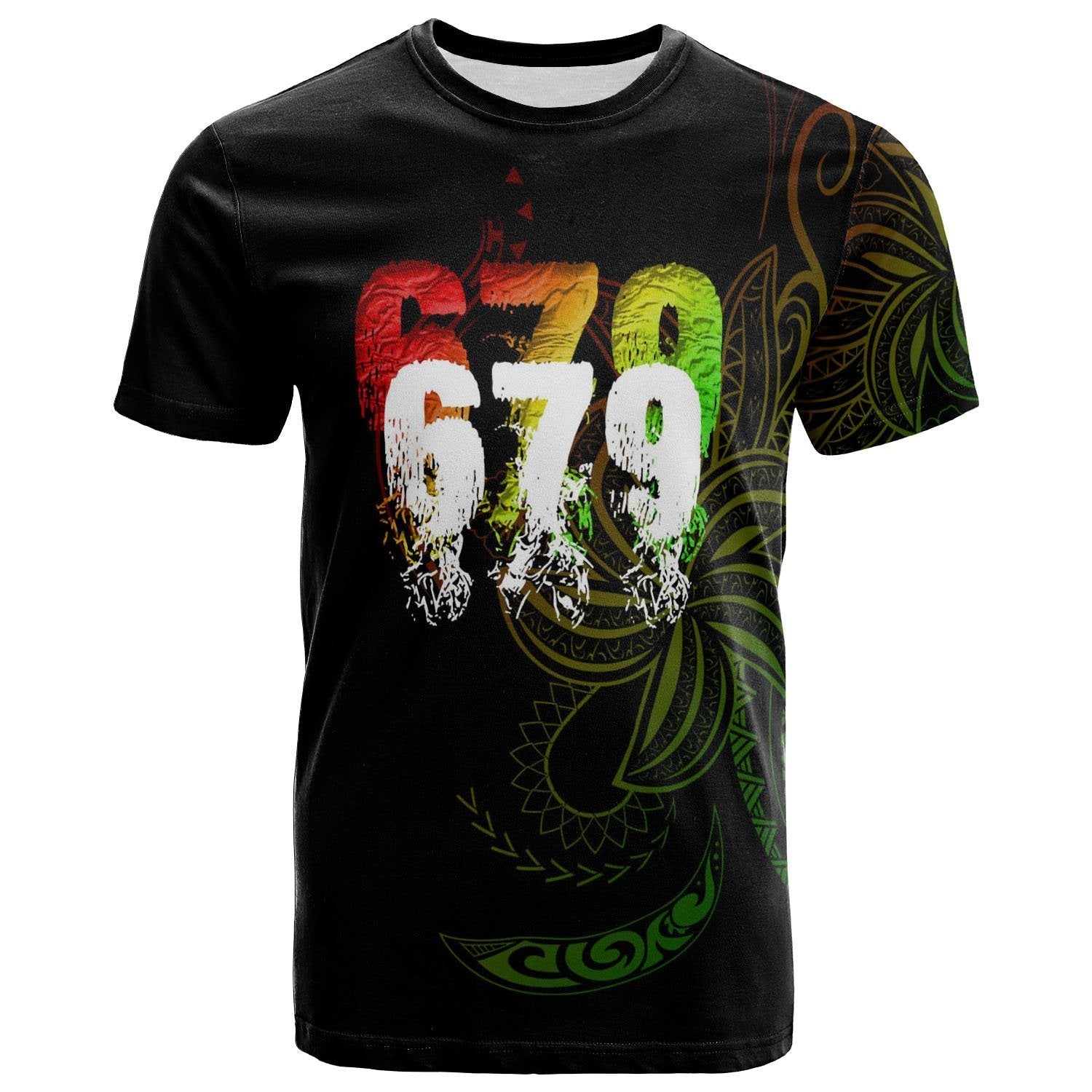 Fiji T shirt - Country Code With Seal - Vibe Hoodie Shop