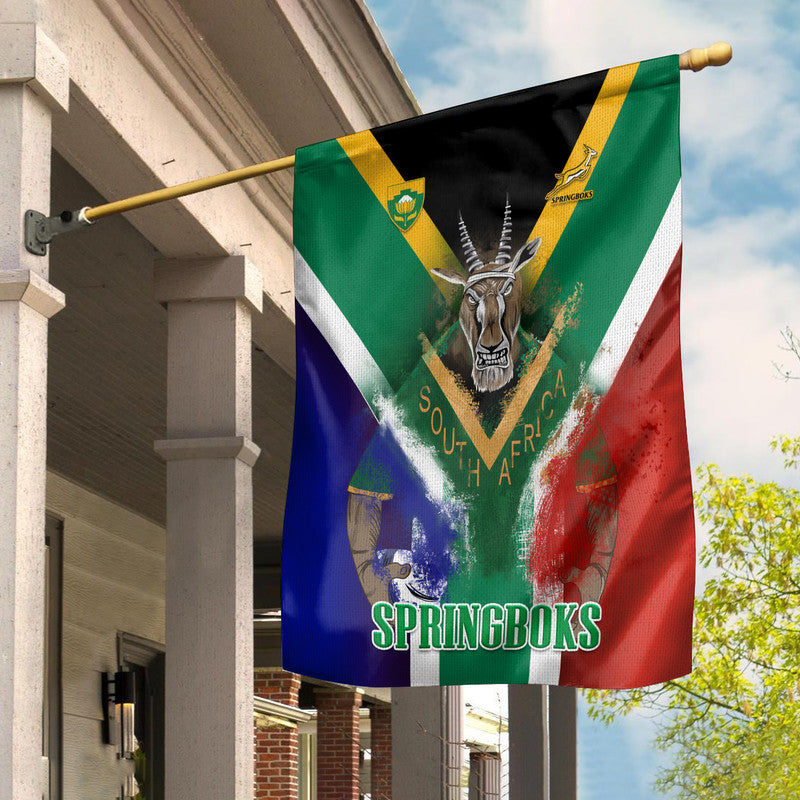 South Africa Springboks Rugby Flag Bokke Flag Style - Vibe Hoodie Shop