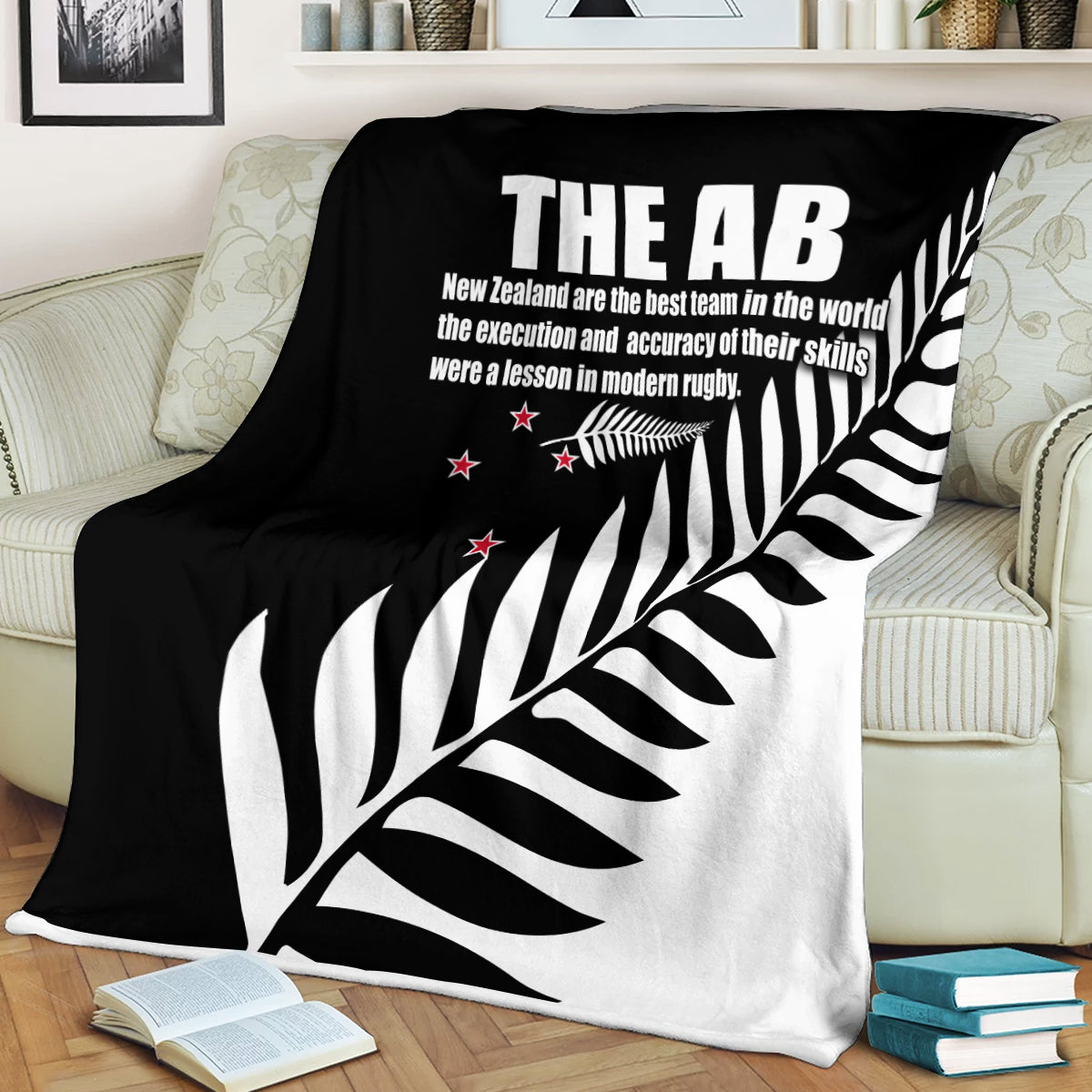 New Zealand Rugby Blanket The AB - The Best Team - LT20 - Vibe Hoodie Shop