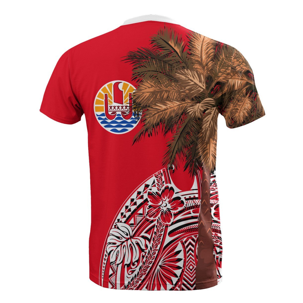 Vibe Hoodie French Polynesia All T shirt - Polynesian Palm Tree Flag - Vibe Hoodie Shop