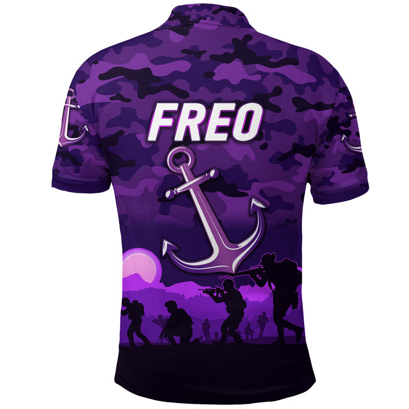 Fremantle Dockers ANZAC Polo Shirt Freo Simple Style - Vibe Hoodie Shop