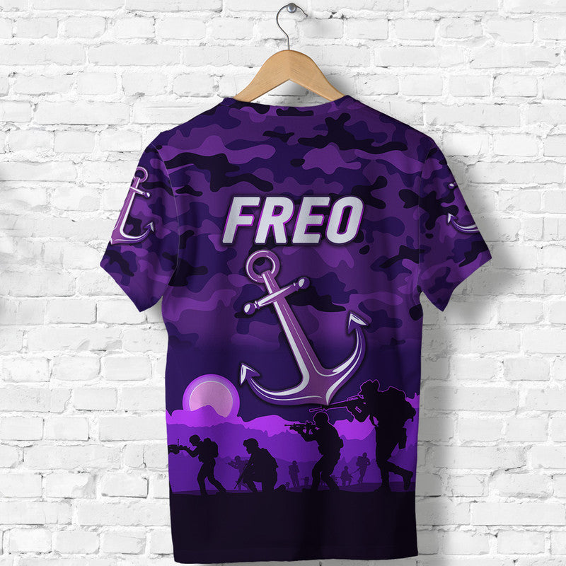 Fremantle Dockers ANZAC T shirt Freo Simple Style - Vibe Hoodie Shop