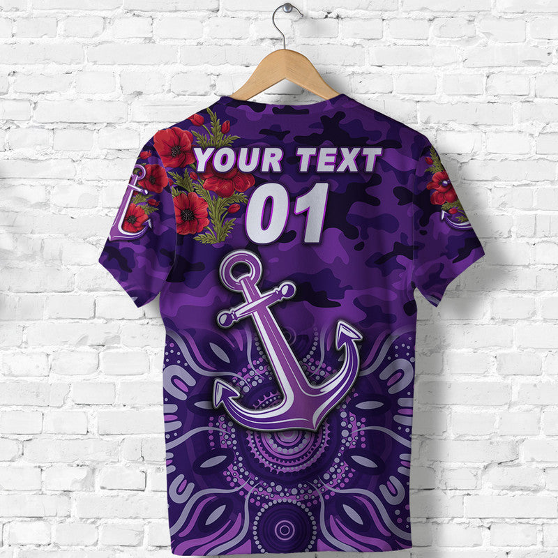 (Custom Personalised) Fremantle Dockers ANZAC T shirt Freo Indigenous Vibes - Vibe Hoodie Shop