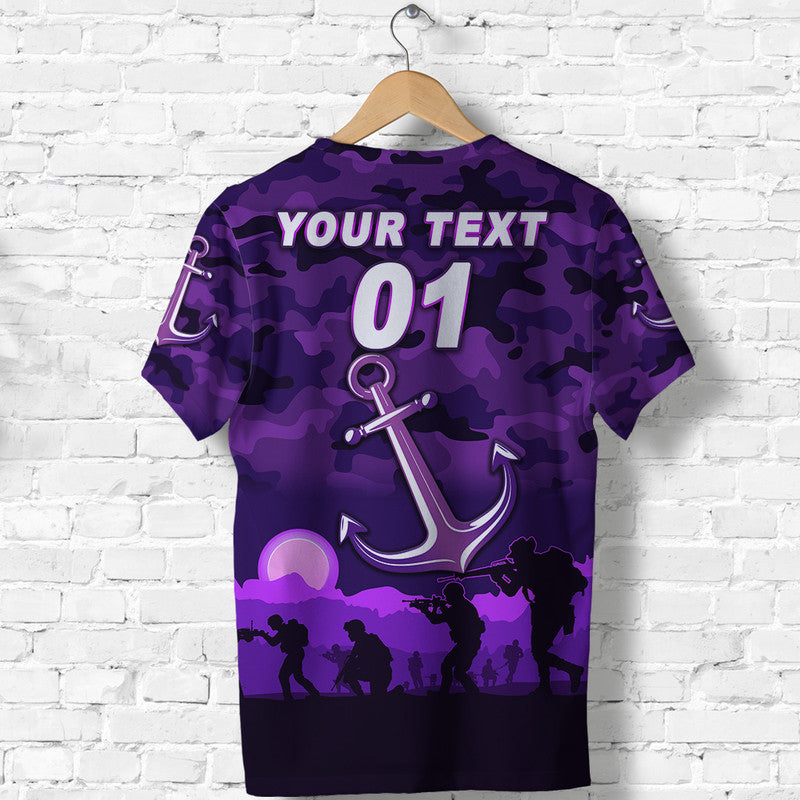 (Custom Personalised) Fremantle Dockers ANZAC T shirt Freo Simple Style - Vibe Hoodie Shop