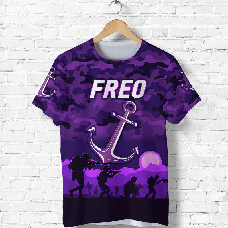 (Custom Personalised) Fremantle Dockers ANZAC T shirt Freo Simple Style - Vibe Hoodie Shop