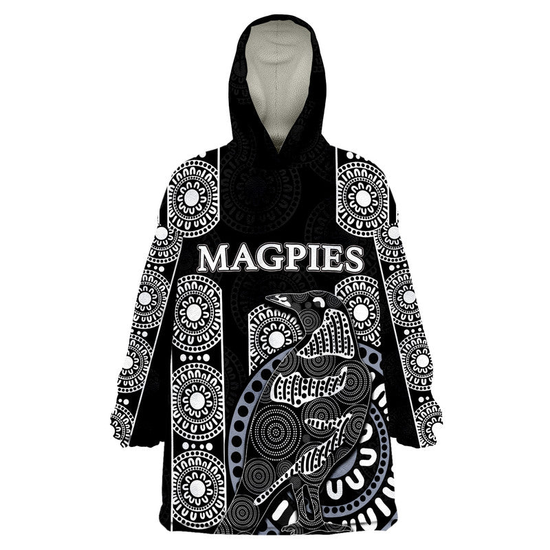 Australian Football League-Magpies Wearable Blanket Hoodie - Vibe Hoodie Shop