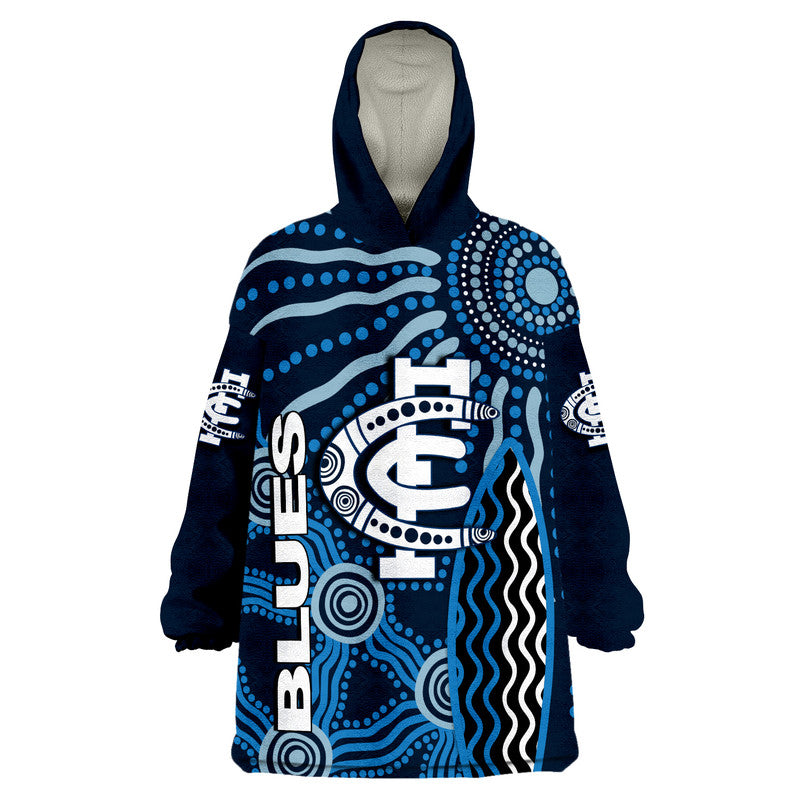 Australian Football League-Blues Wearable Blanket Hoodie - Vibe Hoodie Shop