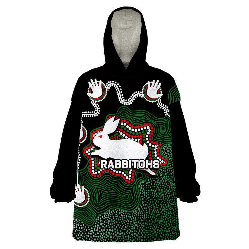 Rabbitohs Rugby Wearable Blanket Hoodie - Vibe Hoodie Shop