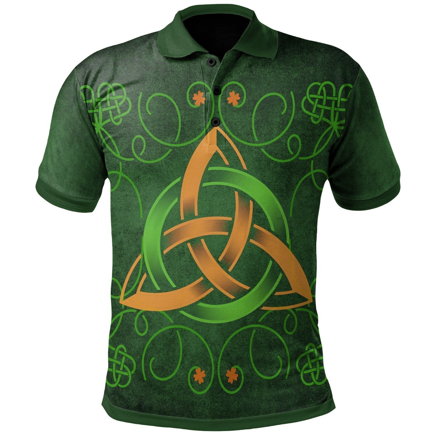 Celtic Polo Shirts - Celtic Triquetra Knot - Vibe Hoodie Shop