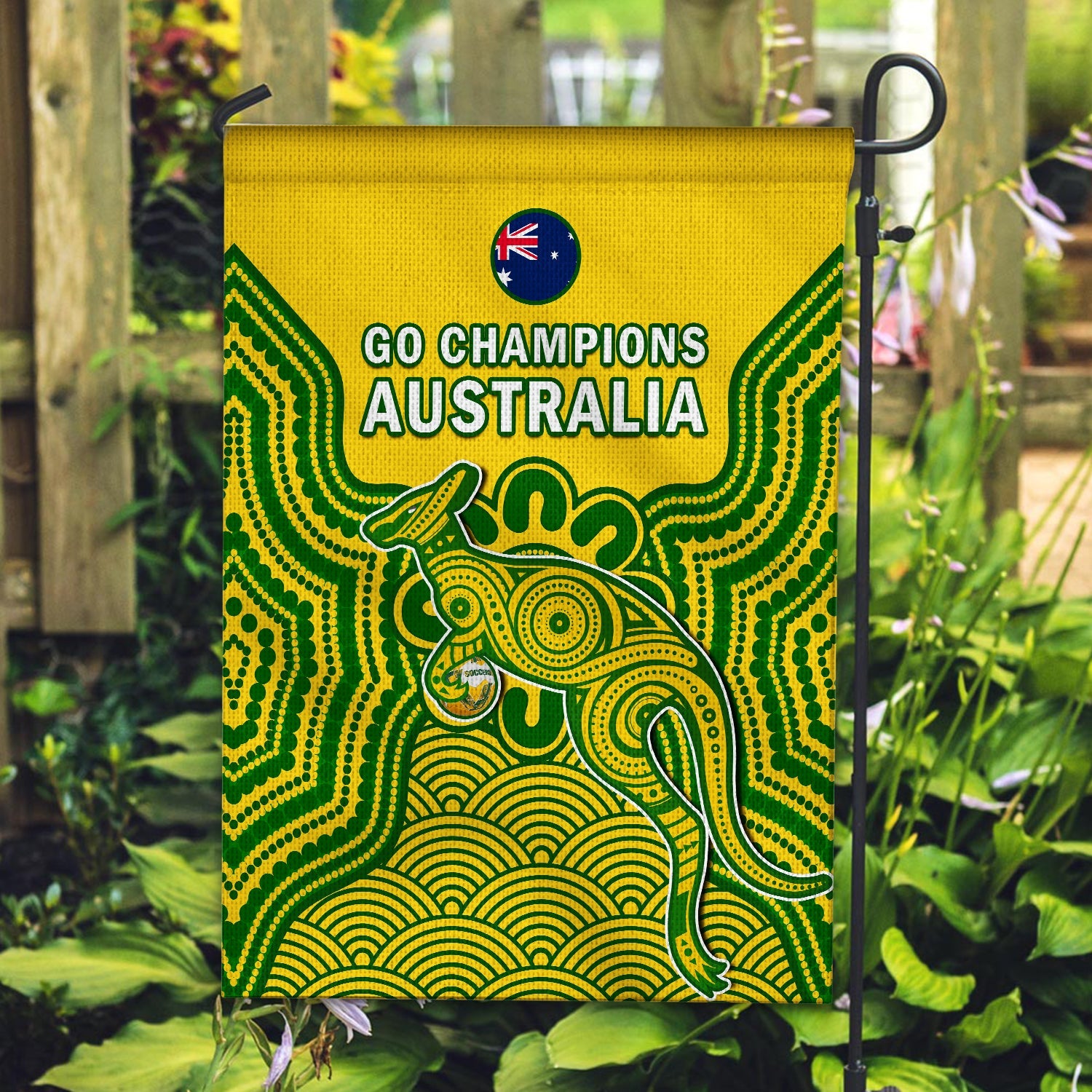 Australia Soccer Flag Socceroos Aboriginal Go Champions World Cup 2022 Ver.02 - Vibe Hoodie Shop