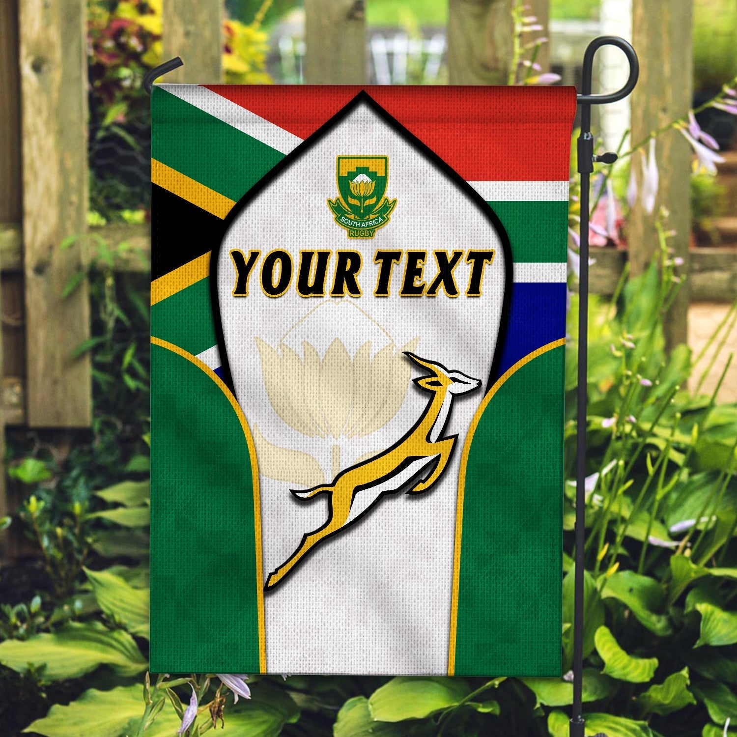 (Custom Personalised) South Africa Rugby Flag Springboks 2022 Go Bokke African Pattern - Vibe Hoodie Shop