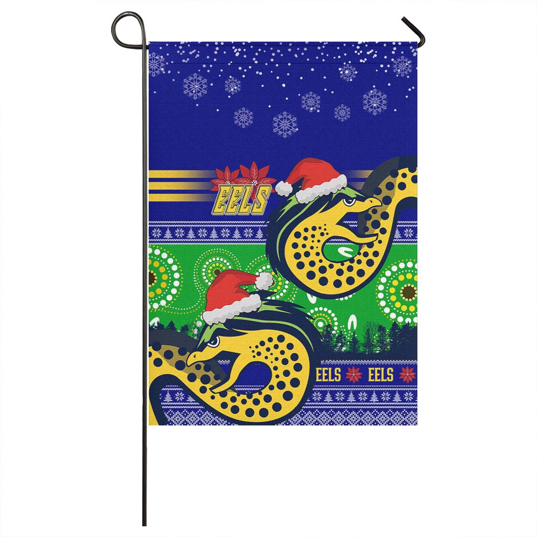 Eels Rugby Flag - Xmas Eels Aboriginal and Ugly Style Flag - Vibe Hoodie Shop