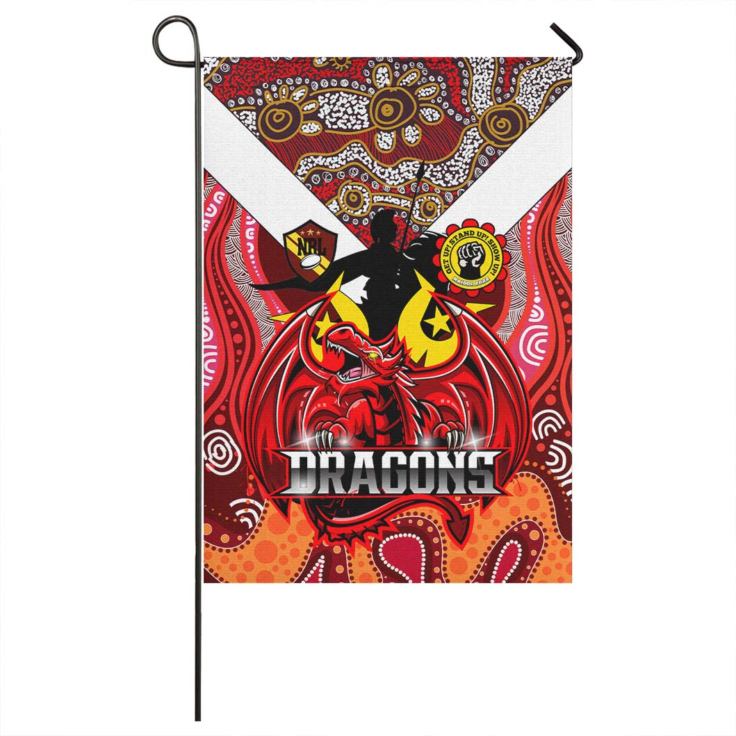 St.George Rugby Flag - Naidoc Week Dragons Aboriginal Flag - Vibe Hoodie Shop