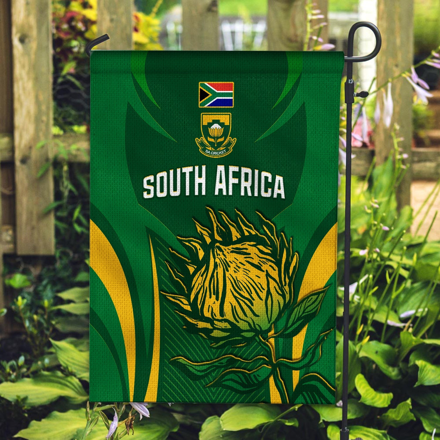 South Africa Cricket Flag Proteas Champion - Vibe Hoodie Shop