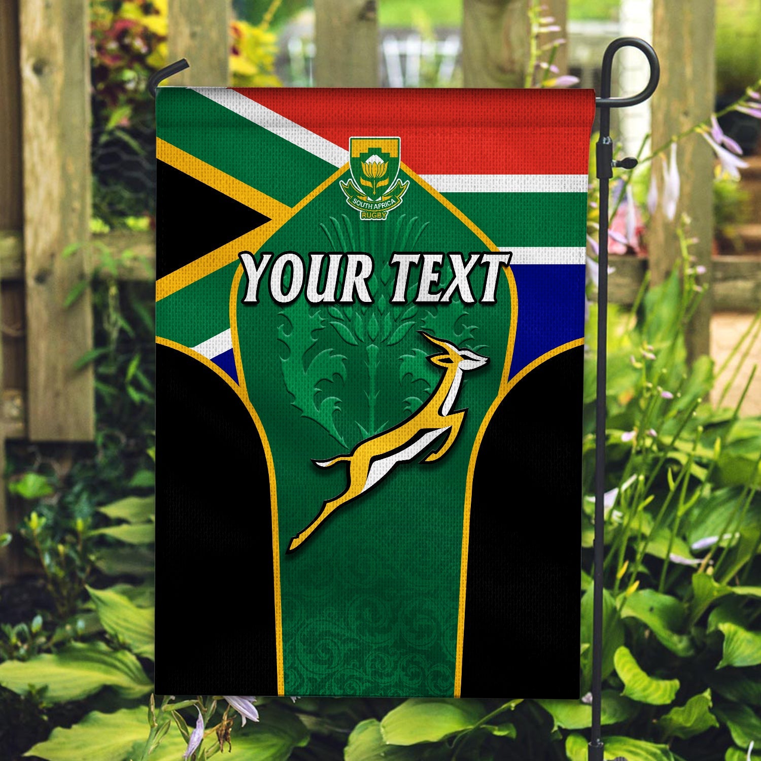 (Custom Personalised) South Africa Rugby Flag Springboks 2022 Sporty Style Go Amabokoboko - Vibe Hoodie Shop