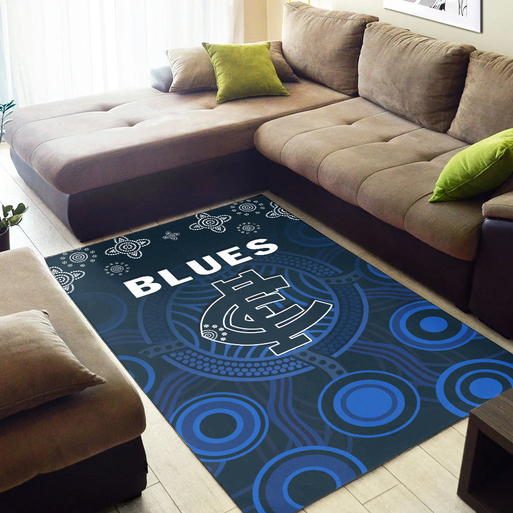 Blues Indigenous Area Rug 2021 Football Season - Vibe Hoodie Shop