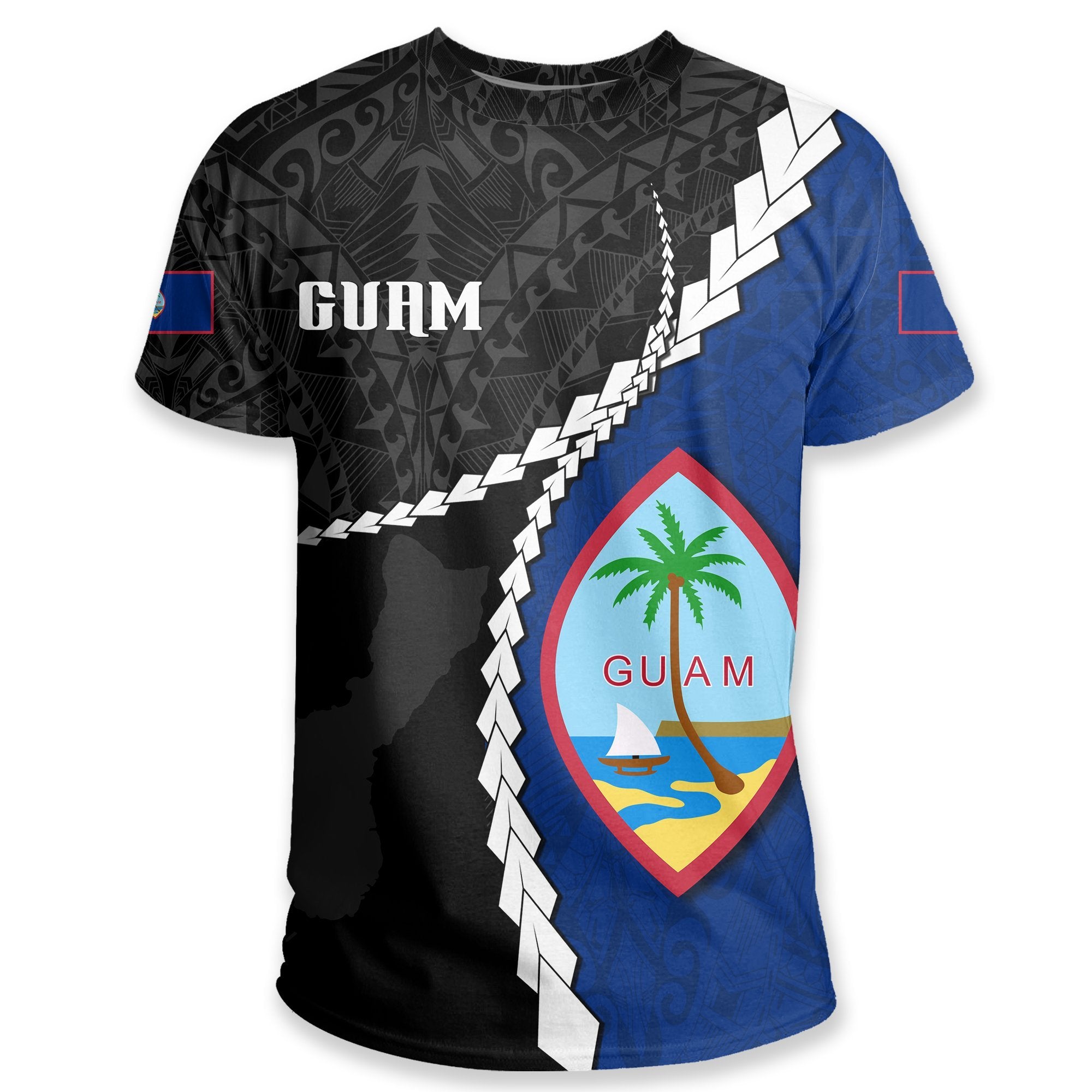 Guam Tribal T shirt - Vibe Hoodie Shop