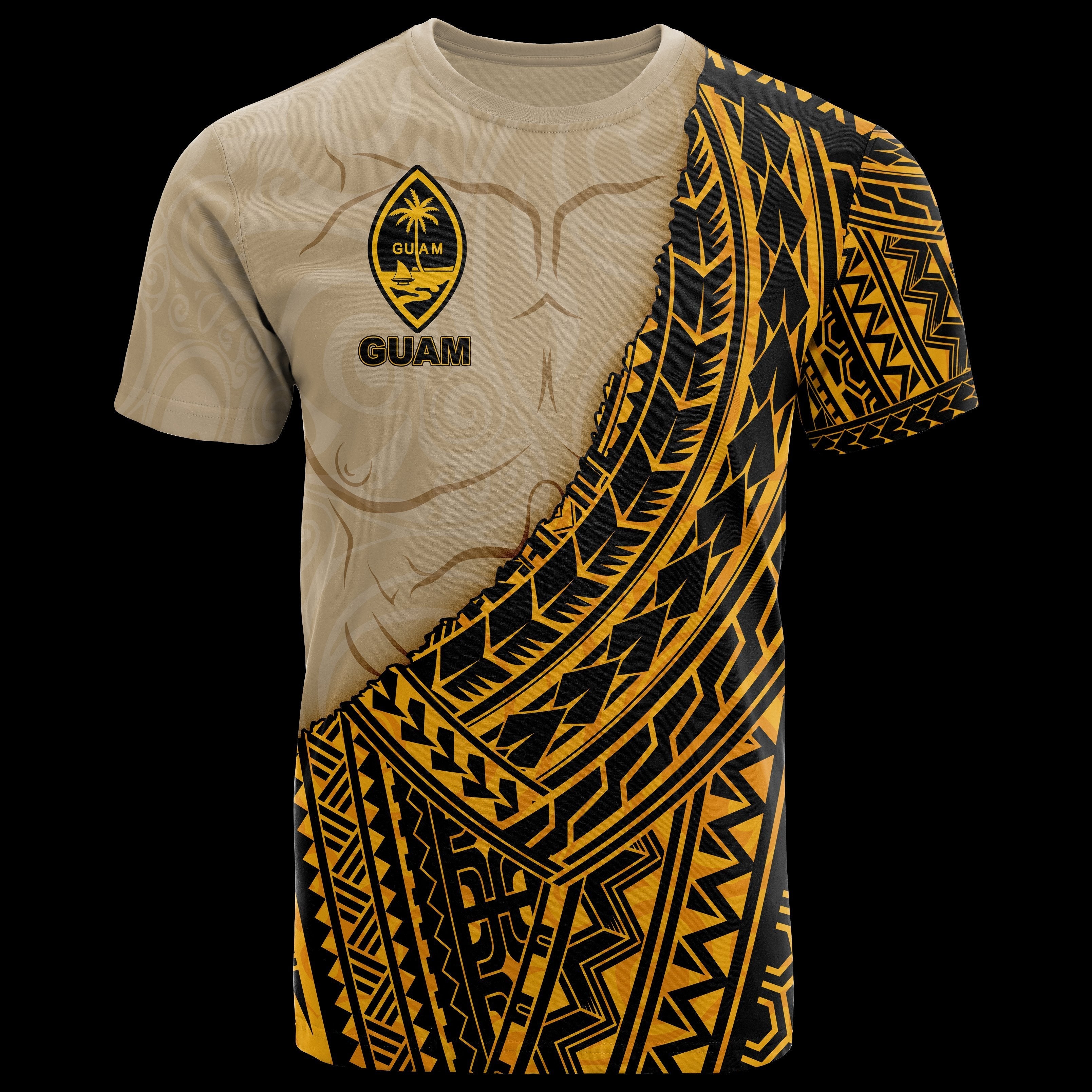 Vibe Hoodie Guam T shirt - Polynesian Wild Style - Vibe Hoodie Shop