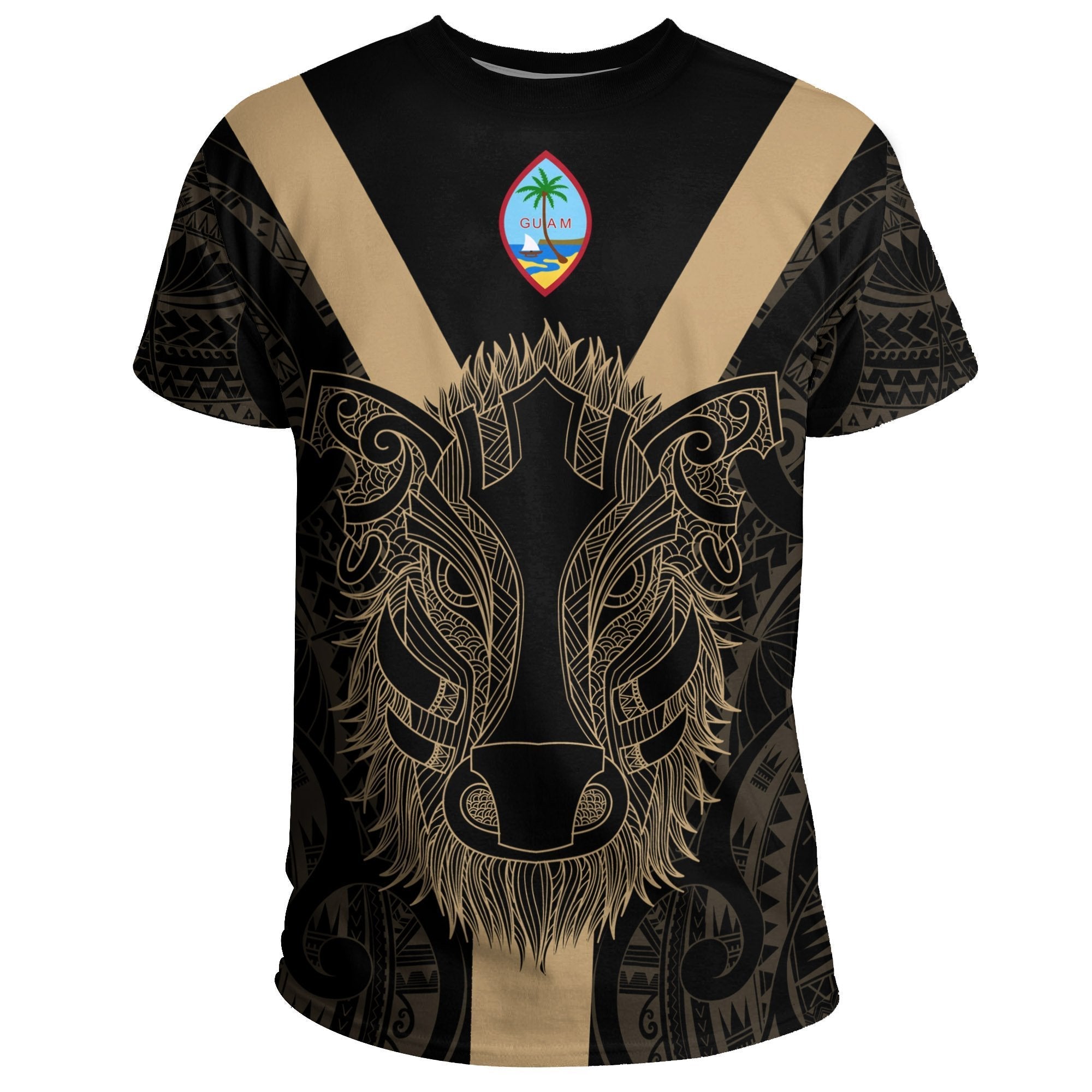 Guam T shirt Wild Boar - Vibe Hoodie Shop